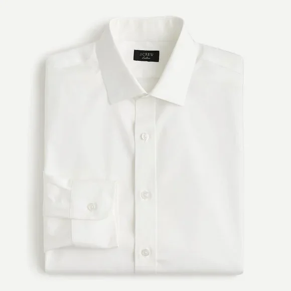 ludlow dress shirt Ludlow Light Grey Melange Brushed Twill Shirt